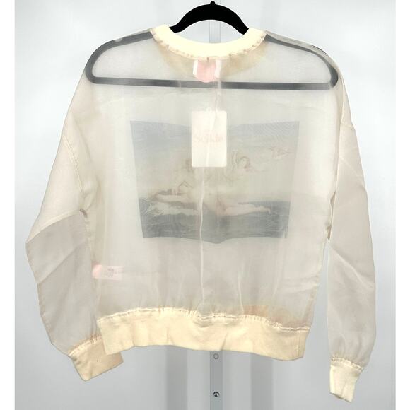 Selkie Ghosted Sweater in Oatmilk Small - Picture 7 of 13